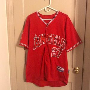 Men’s Authentic Mike Trout Angels Jersey
